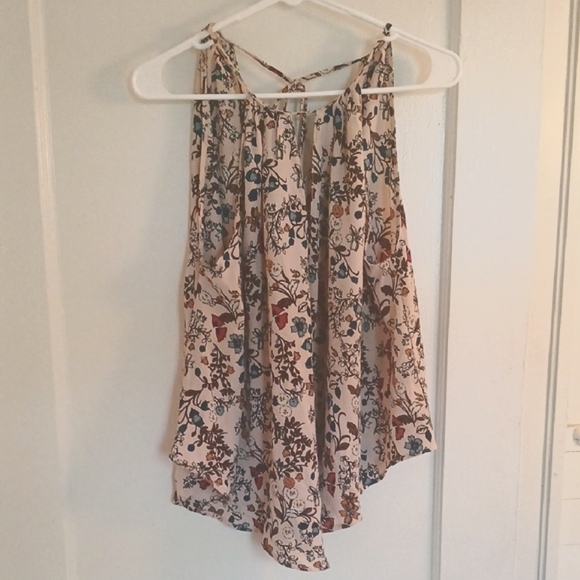 Lush Tops - Lush Pink Speghtti Strap Blouse with Relaxed Fit